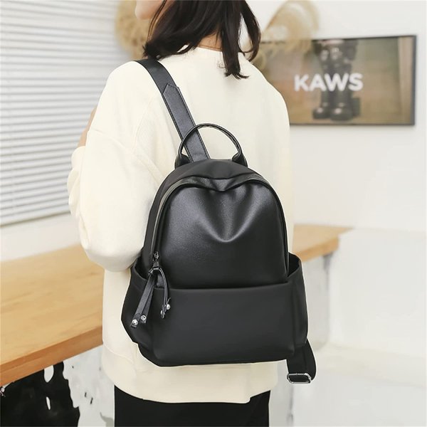 Leather Backpack Purse for Women Laptop Backpacks Travel Crossbody Bag