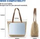 Lightweight Straw Bag, Straw Beach Bag for Women